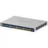 Managed Gigabit PoE Switch NETGEAR GS752TXUP — 48× Gigabit RJ-45, 10G support, 1U rack, 176 Gbit/s switching capacity