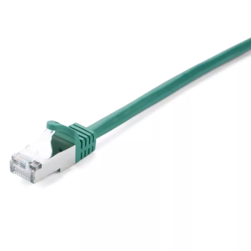 Kabel sieciowy V7 CAT6 Ethernet ekranowany STP RJ-45 5m zielony