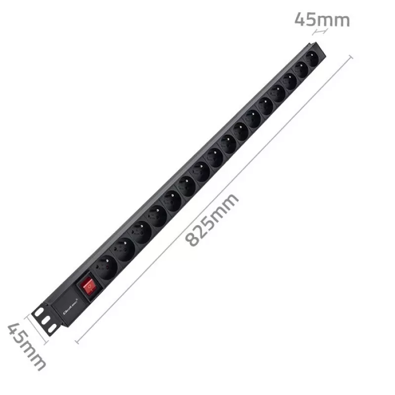 Listwa zasilająca do RACK 16A PDU, 16xFRENCH, pionowa