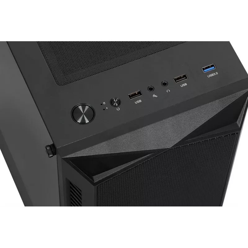 Obudowa PC IBOX LUPUS 27 Midi Tower ATX, szkło hartowane, RGB, 455×200×380 mm, obsługa ATX, GPU do 32 cm
