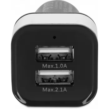 Ładowarka samochodowa TECHNISAT CARCHARGER DUAL USB CE — podwójne porty USB do zasilania w pojeździe