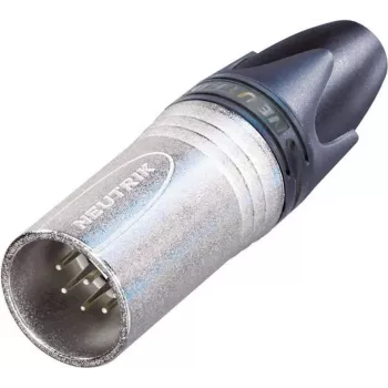 Neutrik XLR-Connector Plug, prosty, liczba biegunów: 7, srebrny, NC7MXX, 1 szt. (NC7MXX)