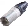 Neutrik XLR-Connector Plug, prosty, liczba biegunów: 7, srebrny, NC7MXX, 1 szt. (NC7MXX)