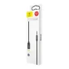 Kabel audio Baseus Yiven USB-C na mini jack 3,5 mm, 1,2 m (czarny)
