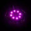 Zestaw montażowy BitsPower Hexagon BP-WTHU-RGB — akryl przezroczysty, 91.4×80×6.5 mm