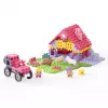 Zestaw konstrukcyjny Marioinex Mini Waffle 112 elementów – Farmer Urocze Ranczo, wielokolorowy, wiek 6+