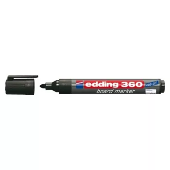 Marker Edding e-360 Czarny 1 szt. Kolory pisania Czarny