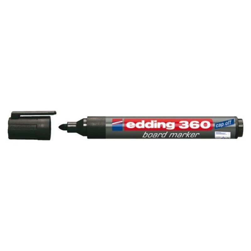 Marker Edding e-360 Czarny 1 szt. Kolory pisania Czarny