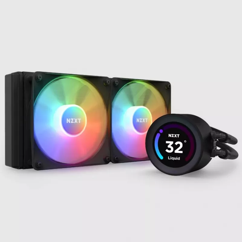 Chłodzenie cieczą all-in-one NZXT Kraken Elite 240 RGB 12 cm Czarny