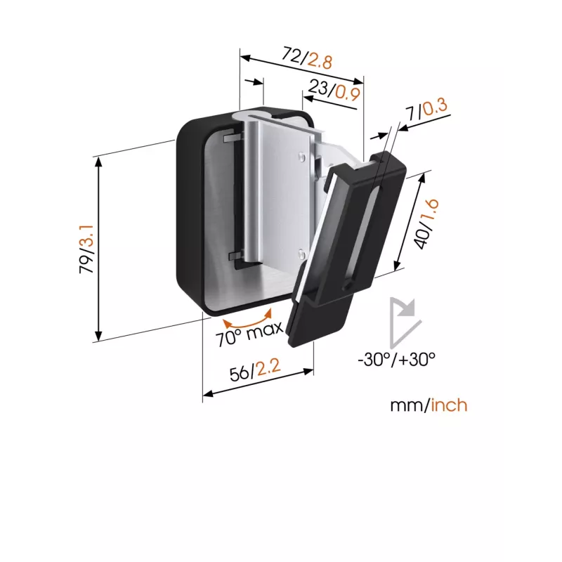 Osłona kabli LogiLink KAB0006 Czarna