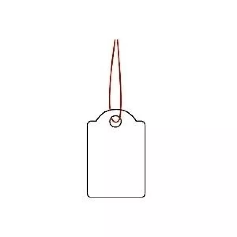 Zawieszki etykietowe ze sznurkiem HERMA 6902 15x24 mm z czerwonym sznurkiem
