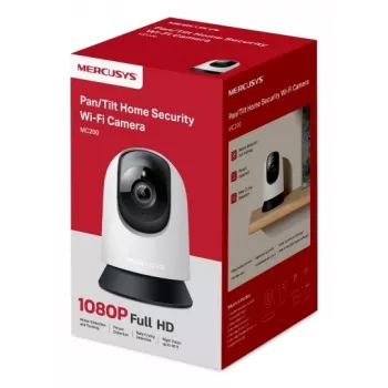 Kamera monitorująca wewnętrzna MERCUSYS MC200 Full HD 1080p, 87° FOV, 30 fps, noktowizja 12 m, MicroSD do 512 GB