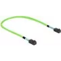 Kabel SAS DeLOCK 86624 0,5 m 64 Gbit/s zielony