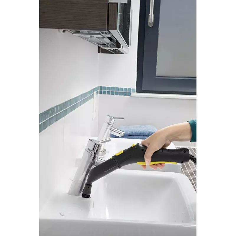 Zestaw szczotek Kärcher do generatorów pary 2.863-264.0, okrągłe plastikowe szczotki 26×26×40 mm, 4 szt.