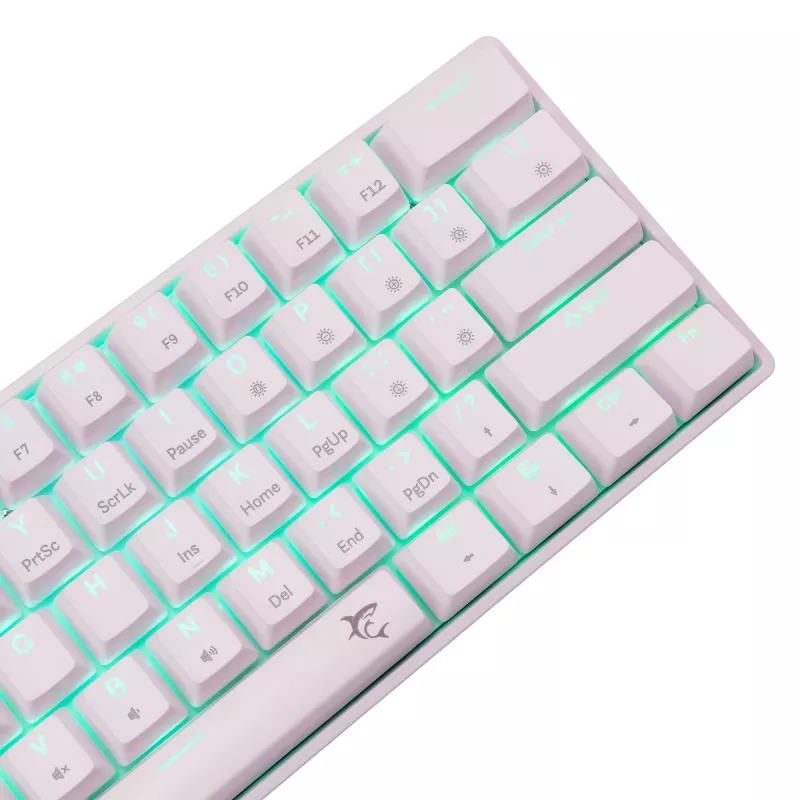 Przewodowa klawiatura mechaniczna White Shark Shinobi-2 (GK-004211) — układ US, przełączniki czerwony, biała