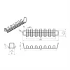 ROTRONIC-SECOMP Roline - Kabel - Organizer - Gitter - unter Tisch montierbar - Schwarz (Packung mit 2)