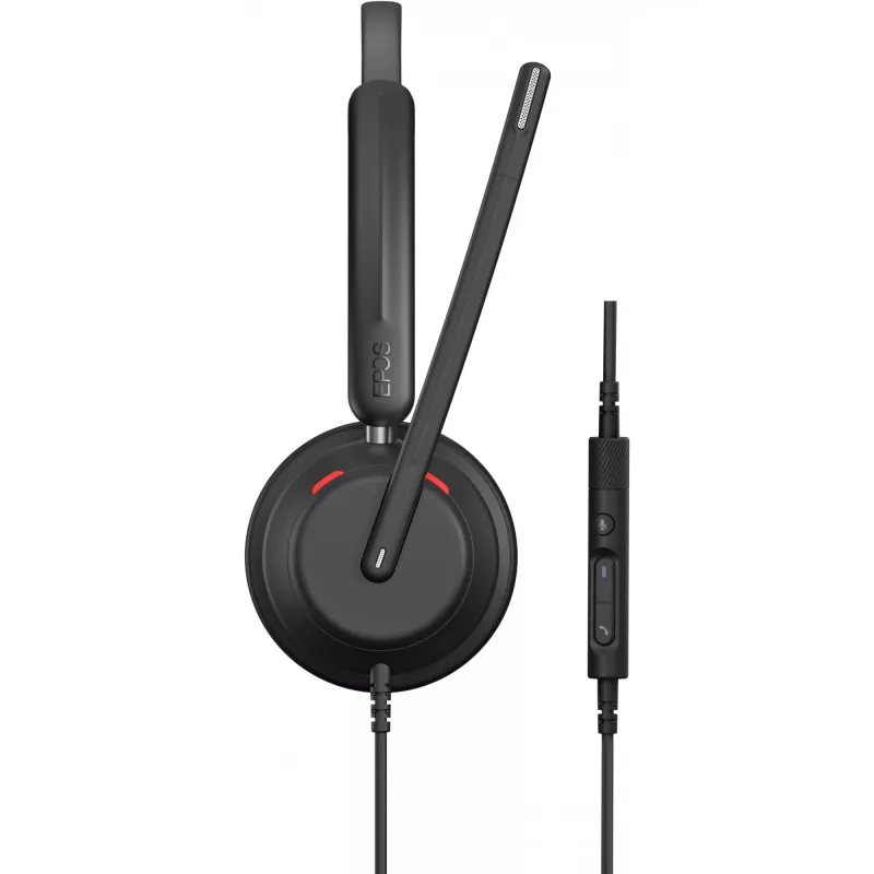 EPOS IMPACT 760T - Zestaw słuchawkowy - nauszny - przewodowy - USB-C - czarny - certyfikowany do Microsoft Teams (1001214)