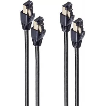 shiverpeaks BS08-41005-2 Kabel sieciowy Czarny 0,25 m Kat. 8.1 F/FTP (FFTP) (BS08-41005-2)