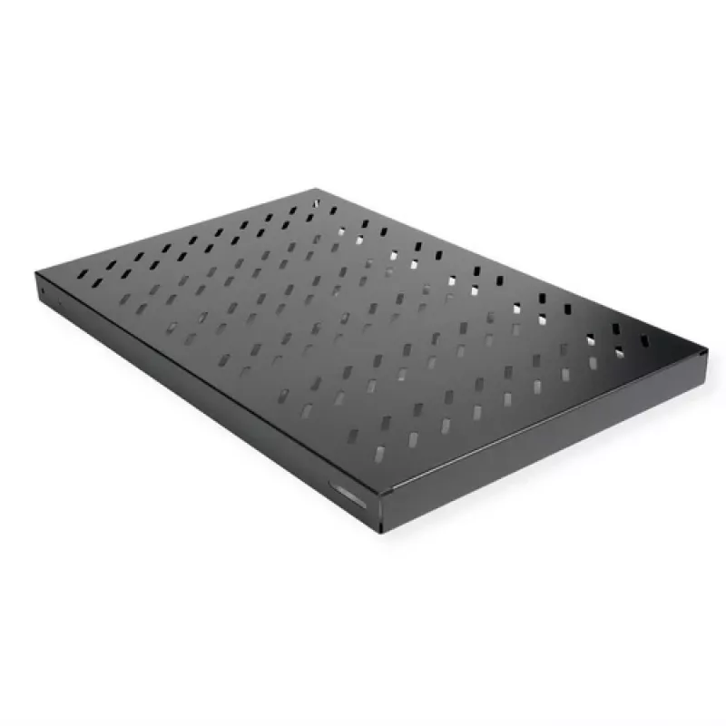 Półka do szafy rack ROLINE 19 cali 1U regulowana 700 mm 50 kg czarna