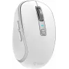 Mysz bezprzewodowa DUAL WiFi+Bluetooth, akumulator, 5 przycisków