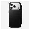 Skórzany portfel do telefonu Nomad Modern Leather Folio Cover dla iPhone 17 Pro, 16 cm (6,3 cala), czarny, 4 kieszenie na karty