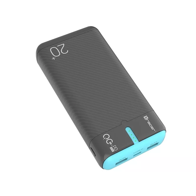 Tracer EnerGen 20000 mAh Czarny, Niebieski