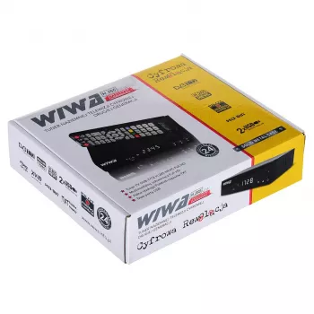 Tuner TV WIWA H.265 LITE — tuner DVB-T / DVB-T2 z obsługą H.265, Full HD, HDMI, USB, SCART