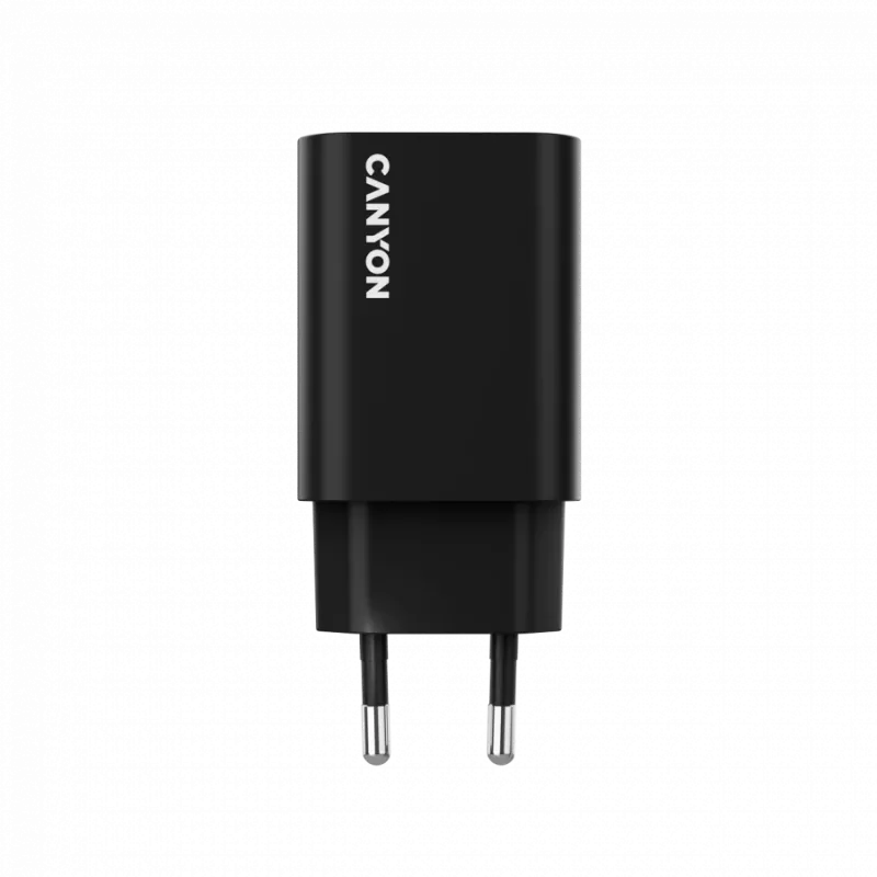 Ładowarka ścienna CANYON OnCharge 30CL 30W PD 1-port EU plug Czarny