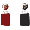 Torba prezentowa agipa 101648 – czerwona torba prezentowa z papieru kraft 350 × 400 mm z uchwytem ze sznurka