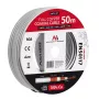 Kabel koncentryczny Maclean MCTV-471 RG-6/U 50 m biały