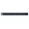 Zarządzalny przełącznik Gigabit Ethernet Netgear GS752TX, 48x RJ-45 10/100/1000, obsługa 10G, 1U do montażu w szafie, szary