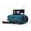 Przenośny głośnik stereo GEMBIRD SPK-BT-17-G — Bluetooth 5.1, 5 W RMS, 1200 mAh, MicroSD, FM, AUX