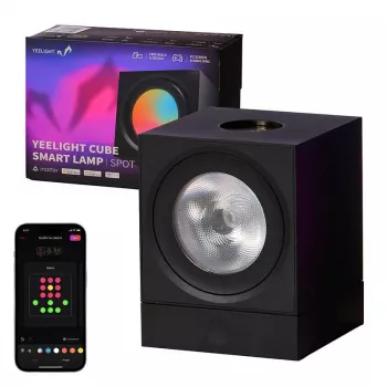 Panel świetlny gamingowy YEELIGHT SMART CUBE LIGHT SPOT - baza (YLFWD-0008) Czarny