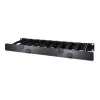 APC NetShelter kabel Management, Horizontal kabel Manager, 1U, Single Side with Cover, Czarny, 482.6 x 44.45 x 165.1 mm