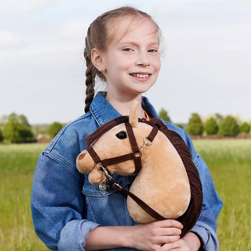 Koń na patyku HOPPIHORSE Hobby Horse A4 beżowy