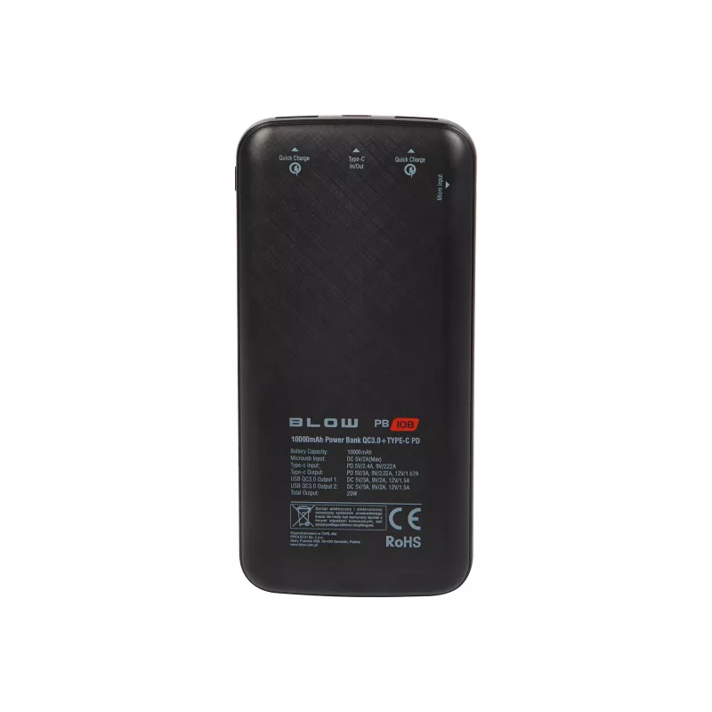 Power Bank 10000mAh QC 20W PB10B