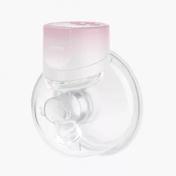 Momcozy S12 Pro Podwójny elektryczny laktator różowy, 180 ml