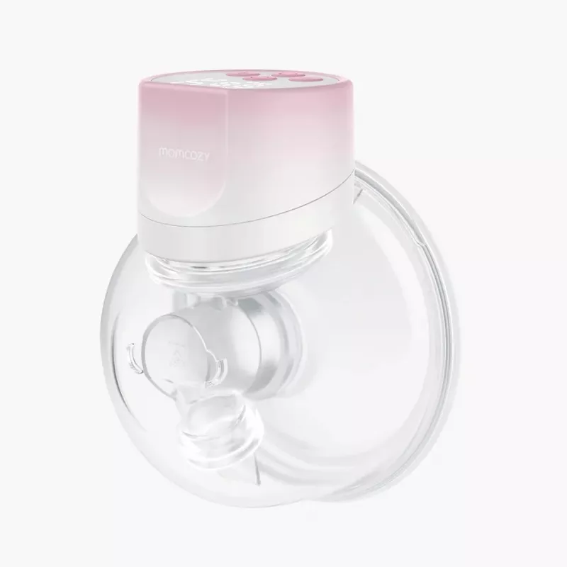 Momcozy S12 Pro Podwójny elektryczny laktator różowy, 180 ml