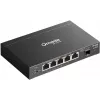 Przełącznik sieciowy TP‑LINK SG2206MP L2 Gigabit Ethernet PoE 5‑portowy (5x Gigabit, 1x SFP, PoE+ 4 porty, budżet 63W)
