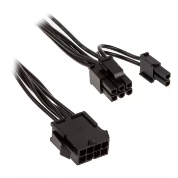 Kabel zasilający Kolink PCIe 8-pin do ATX/EPS 8-pin 0,35 m czarny