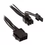 Kabel zasilający Kolink PCIe 8-pin do ATX/EPS 8-pin 0,35 m czarny