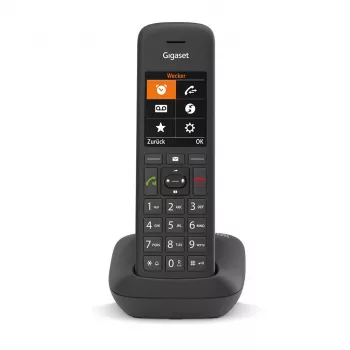 Gigaset C575 Telefon analogowy/DECT z identyfikacją rozmówcy Czarny