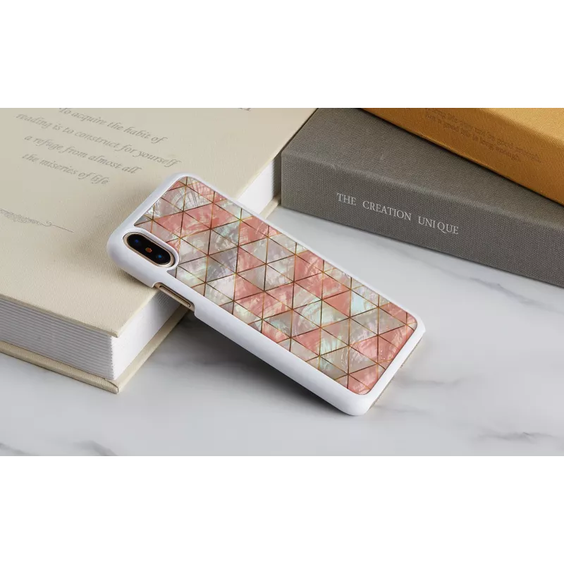 Etui na smartfon iKins do iPhone XS / XS Max diamentowa biel osłona ochronna