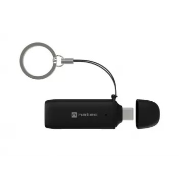 Czytnik kart NATEC SCARAB C SD/Micro SD USB 3.2 Gen 1 Czarny (NCZ-2365)