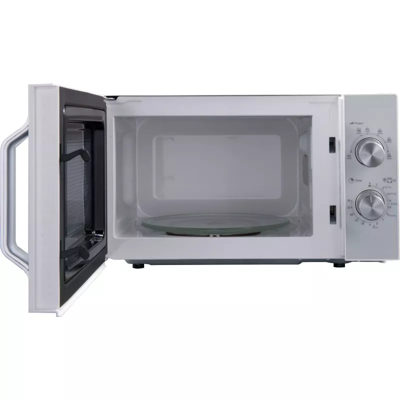 Sharp R204WA kuchenka mikrofalowa Srebrny, Biały Kuchenka mikrofalowa solo Blat 20 L 800 W