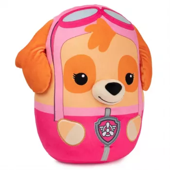 PAW Patrol Skye Squish Pluszak, Oficjalna Zabawka z Popularnej Kreskówki, Pluszowa Przytulanka dla Dzieci od 1 Roku Życia, 12”