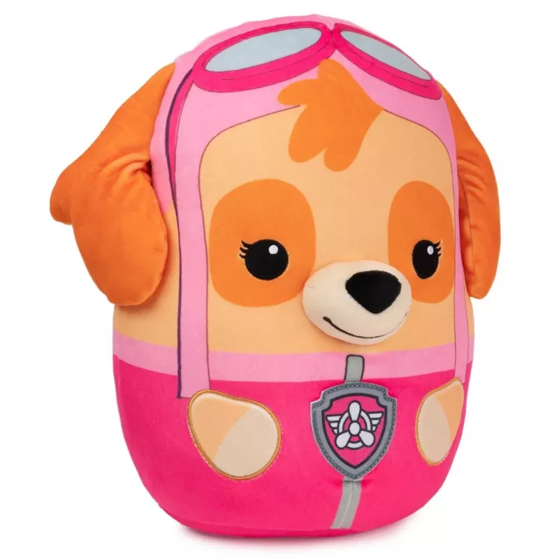 PAW Patrol Skye Squish Pluszak, Oficjalna Zabawka z Popularnej Kreskówki, Pluszowa Przytulanka dla Dzieci od 1 Roku Życia, 12”