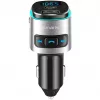 Nadajnik FM 4smarts 456201 Gniazdo zapalniczki Czarny Srebrny AM FM Bluetooth