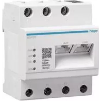 Hager XEM520 Lastmanager do 20 punktów ładowania statycznie/dynamicznie z OCPP1.6J (XEM520)