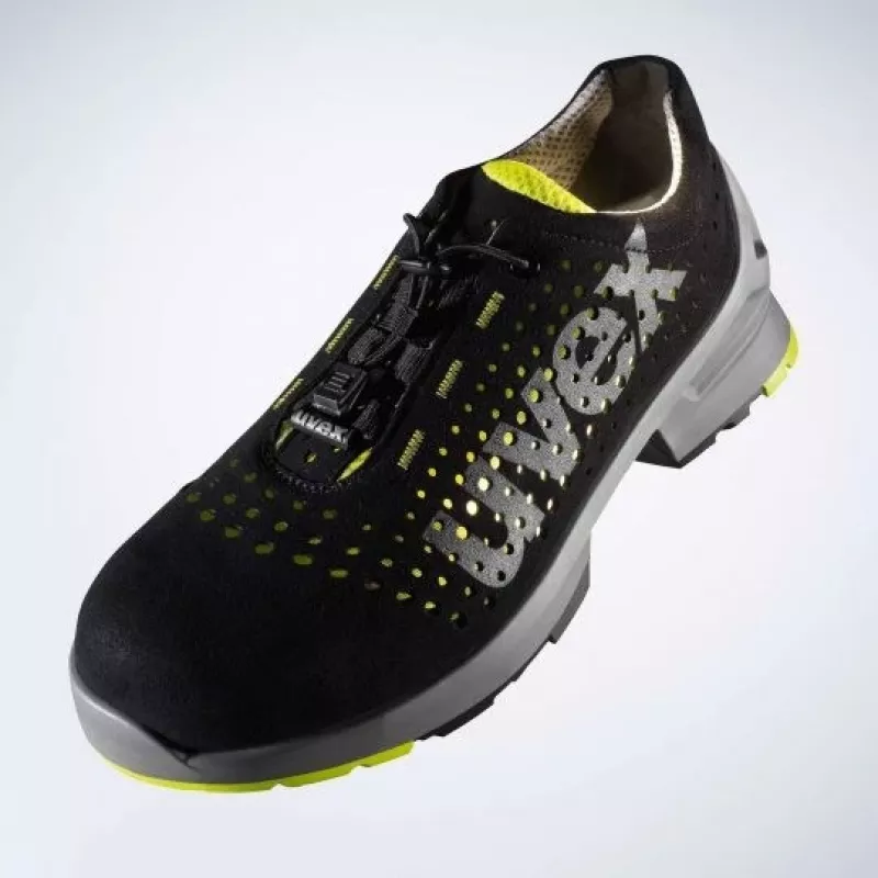 Buty ochronne Uvex 85438 Unisex Dorosły Czarny Limonkowy Poliuretan Mikro Welur